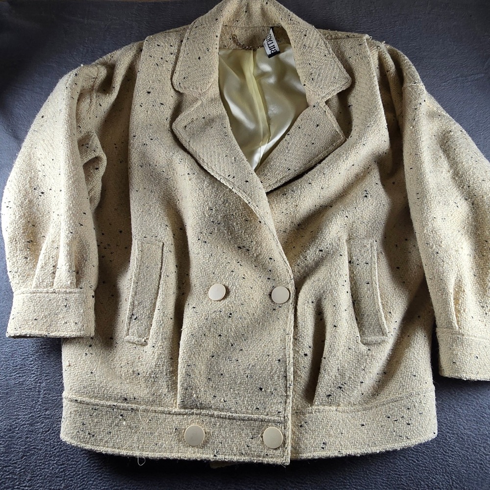 Vintage 1980s Billycoat Confetti Tweed Blazer Jacket